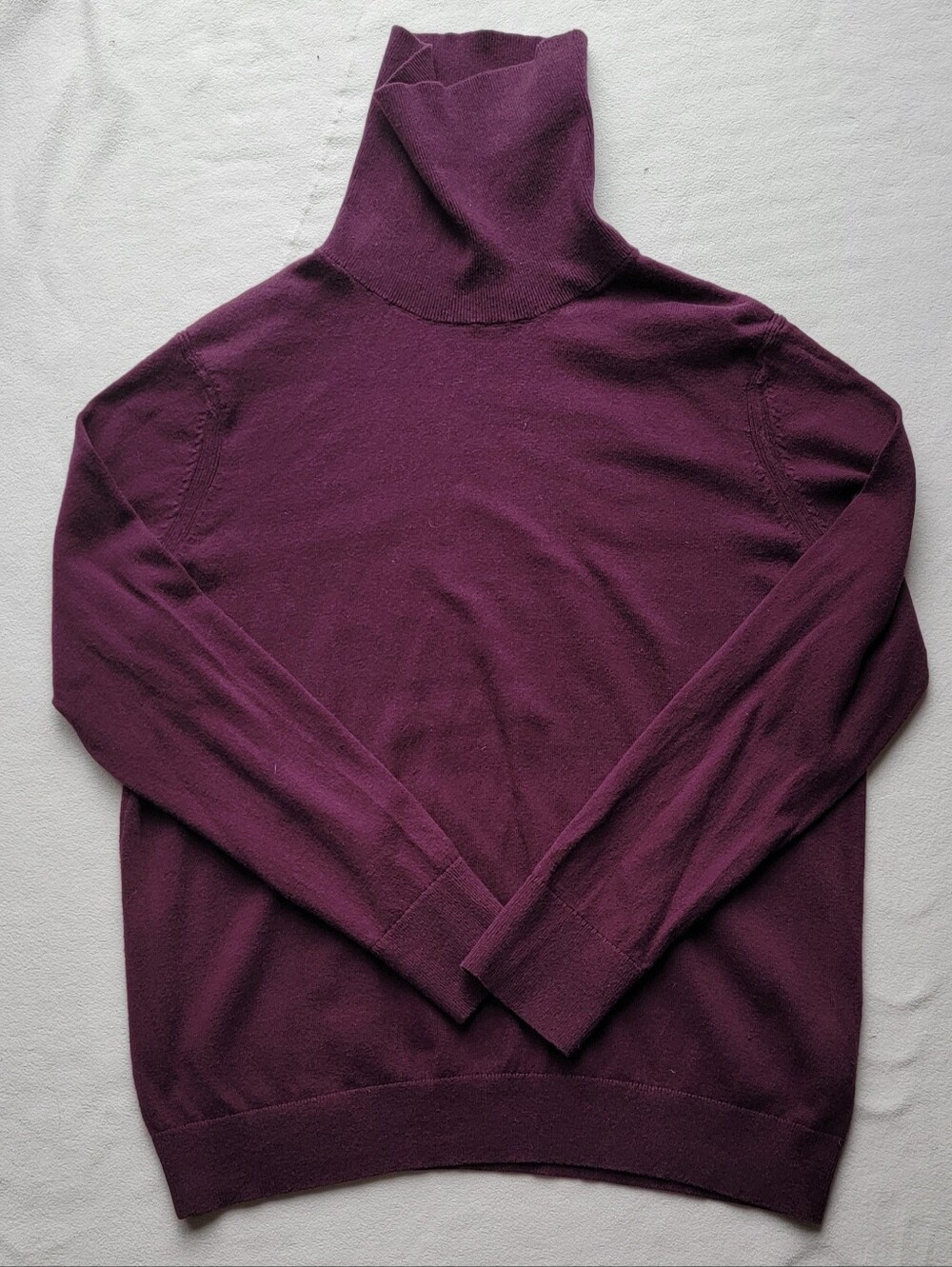 Plum Turtleneck Sweater